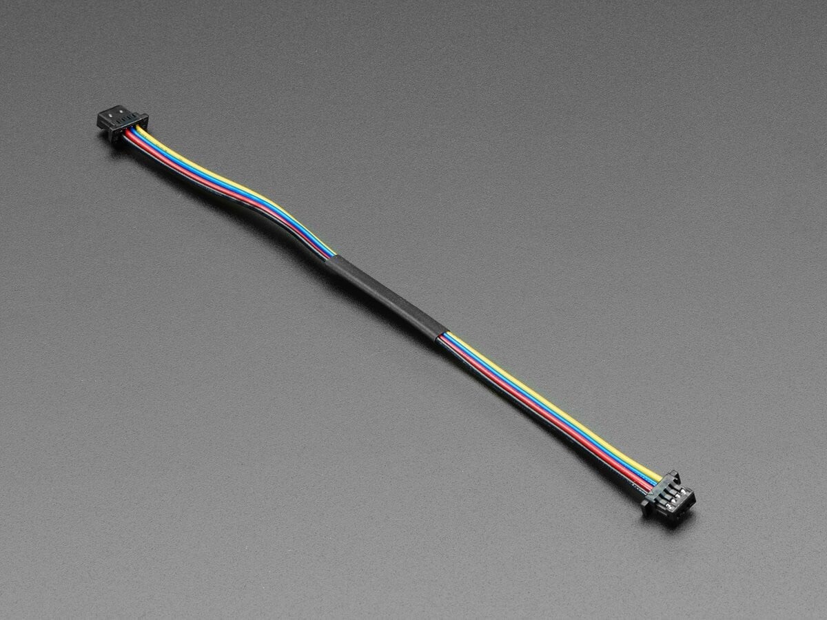 Adafruit STEMMA QT / Qwiic JST 4Pin kabel 100mm langt til alle sensor-/driver-kort med Qwiic 4210