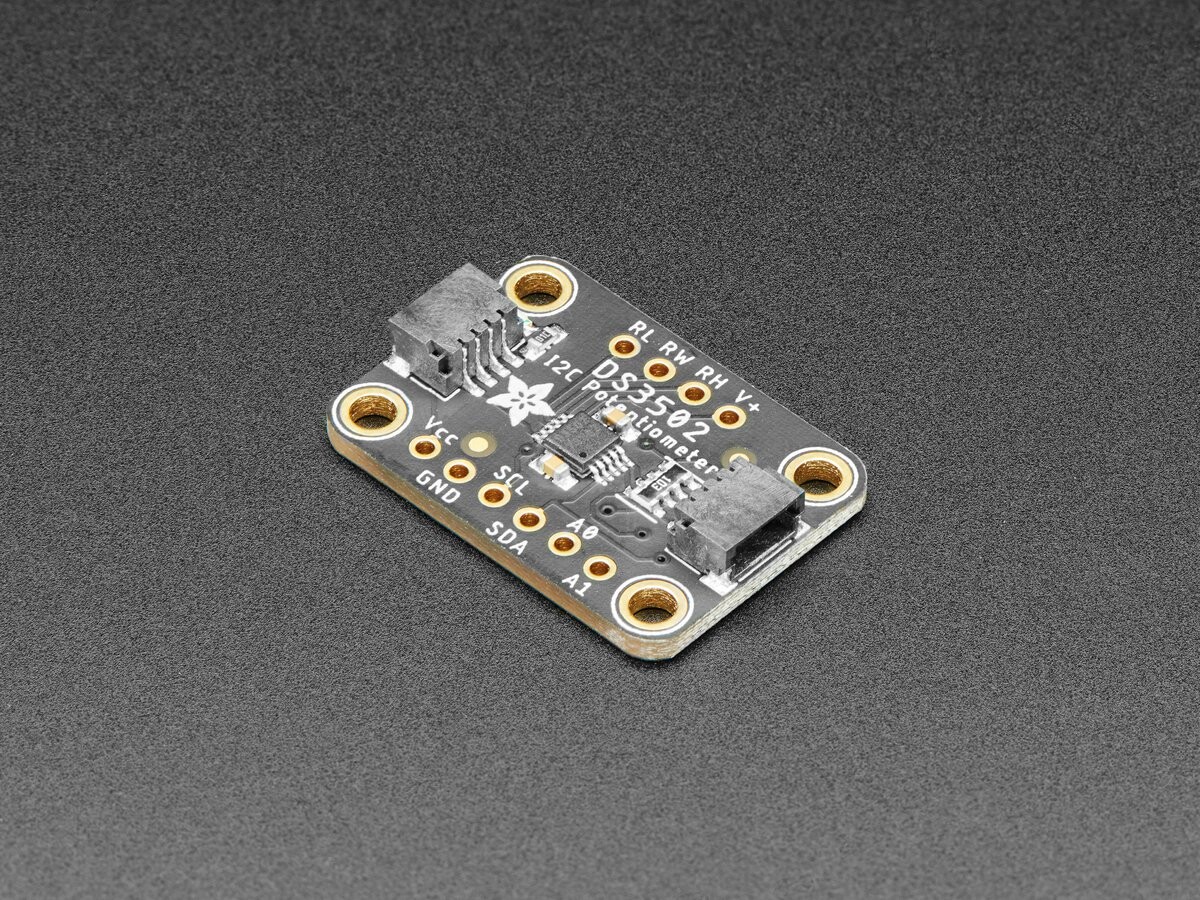 Adafruit DS3502 I2C Digital 10K Potentiometer Breakout - STEMMA QT / Qwiic 4286