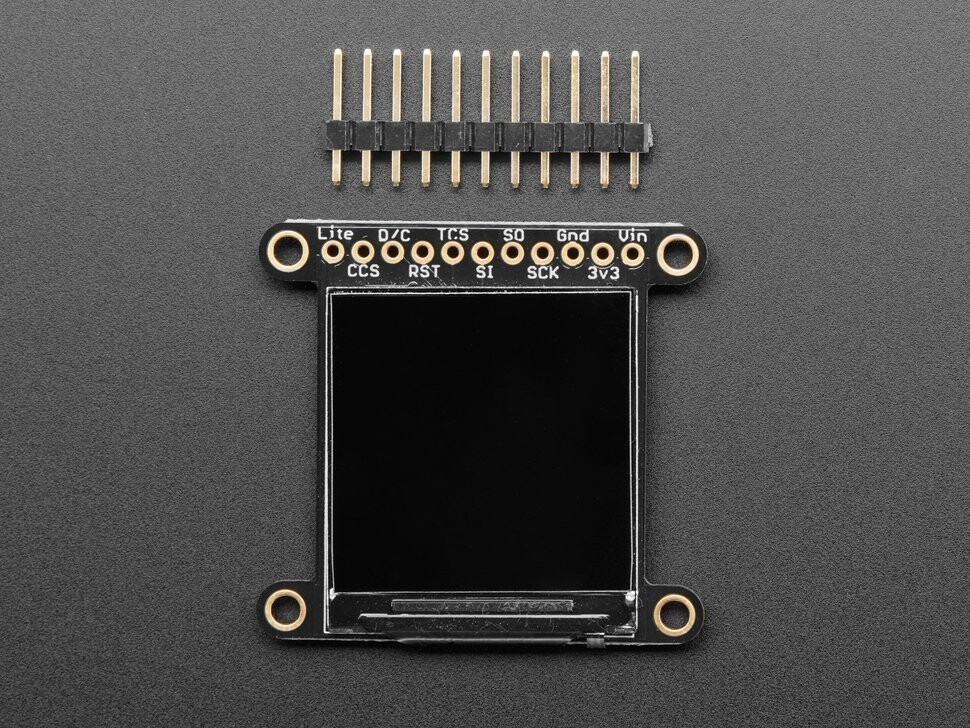 Adafruit 1,3 Zoll 240x240 brede vinkel TFT LCD-display med MicroSD-slot 4313