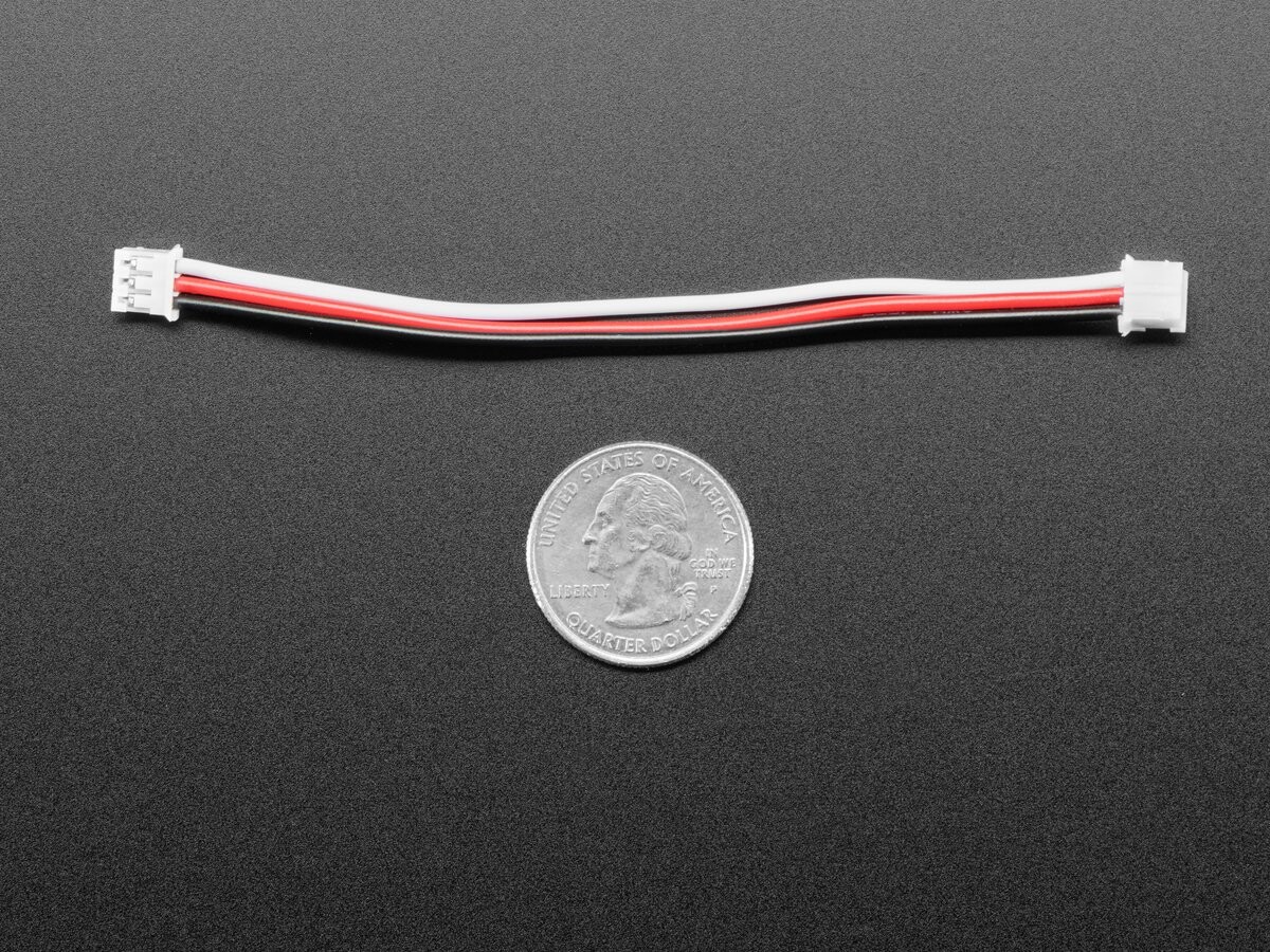 Adafruit JST 2mm 3Pin Stik-Kabel 100mm langt 4336