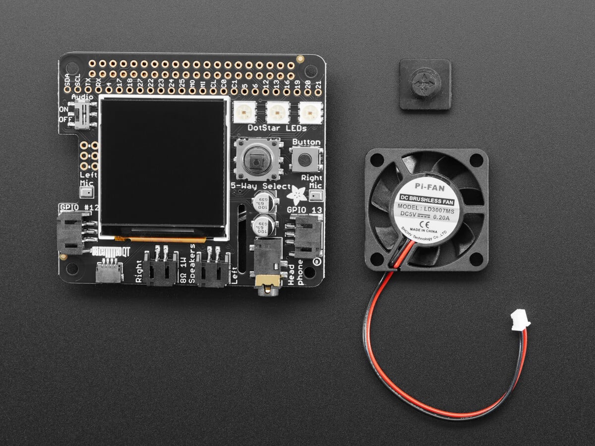 Adafruit BrainCraft HAT Maskinlæring for Raspberry Pi 4 4374