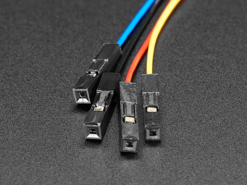 Adafruit STEMMA QT Qwiic JST 4Pin kabel 150mm med premium female stik 4397