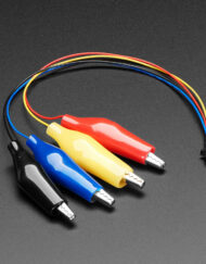 Adafruit JST 4-benet kabel 150 mm med alligator clips STEMMA QT Qwiic 4398