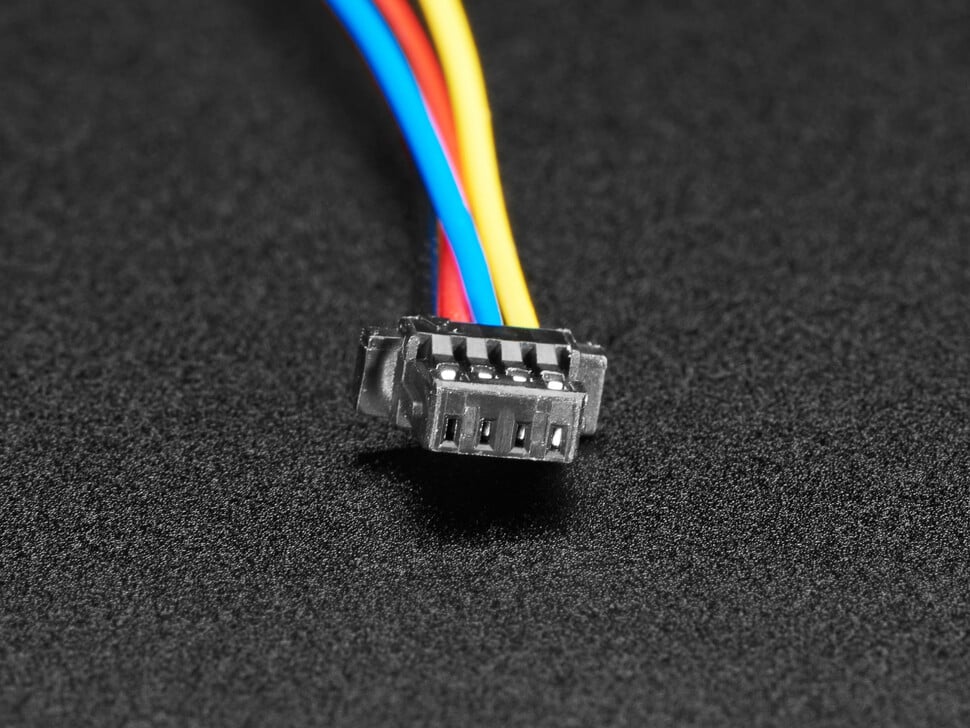 Adafruit JST 4-benet kabel 150 mm med alligator clips STEMMA QT Qwiic 4398