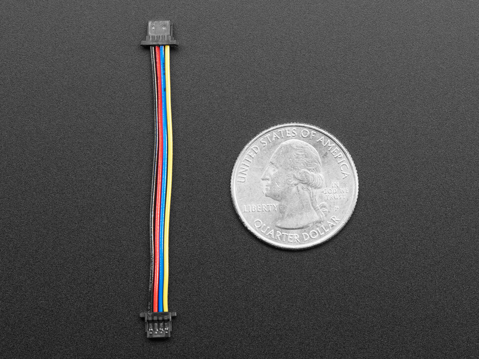 Adafruit STEMMA QT Qwiic JST 4Pin kabel 50mm langt 4399