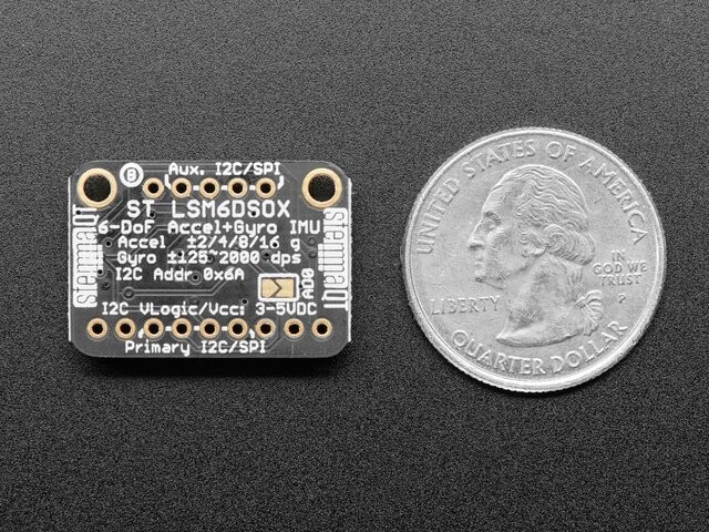 Adafruit LSM6DSOX 6 Akzelerations- og gyroskopmodul - STEMMA QT / Qwiic