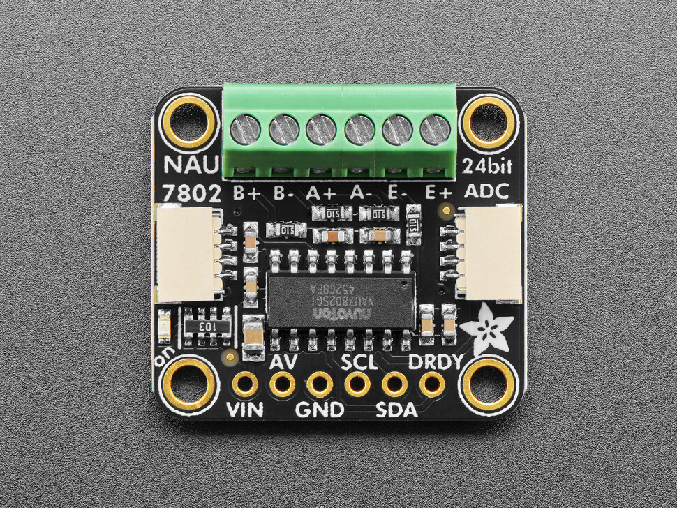 Adafruit NAU7802 24-bit ADC Kompatibel med Arduino STEMMA QT Qwiic 4538