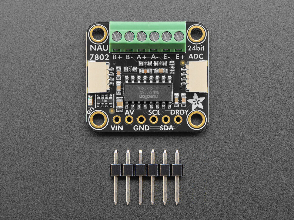 Adafruit NAU7802 24-bit ADC Kompatibel med Arduino STEMMA QT Qwiic 4538