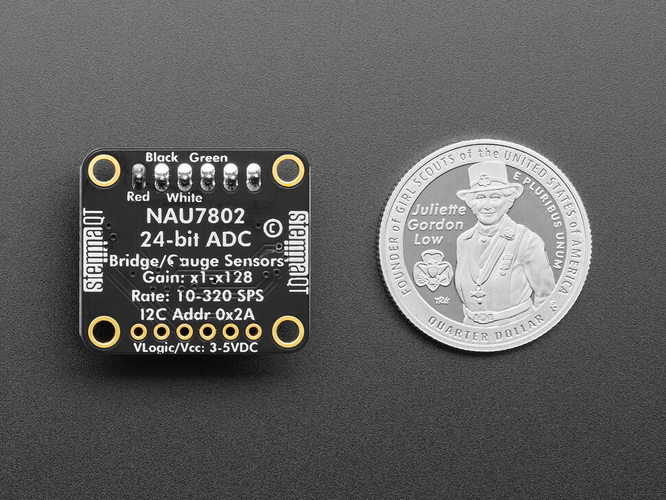 Adafruit NAU7802 24-bit ADC Kompatibel med Arduino STEMMA QT Qwiic 4538