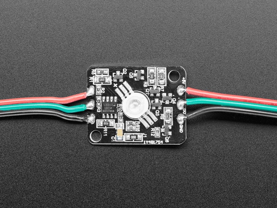Adafruit Ultra Bright 3 Watt Chainable NeoPixel LED WS2811 4544
