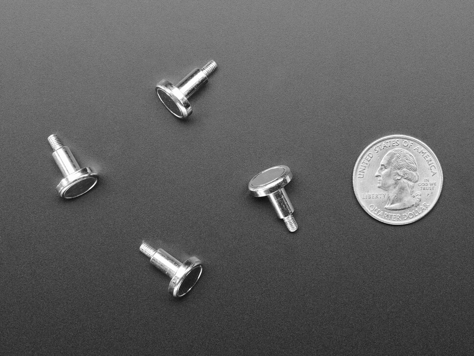 Adafruit Mini Magnet Füße für RGB LED Matrizen (Pack von 4) 4631