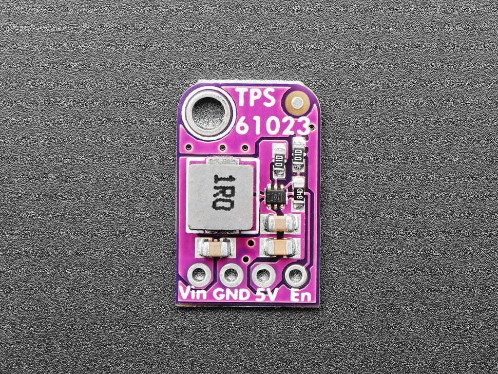 Adafruit MiniBoost 5V @ 1A - TPS61023 til batteridrevet projekt 4654
