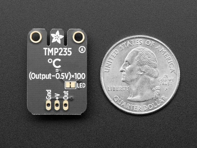 Adafruit TMP235 – Plug-and-Play STEMMA analog temperatursensor 4686