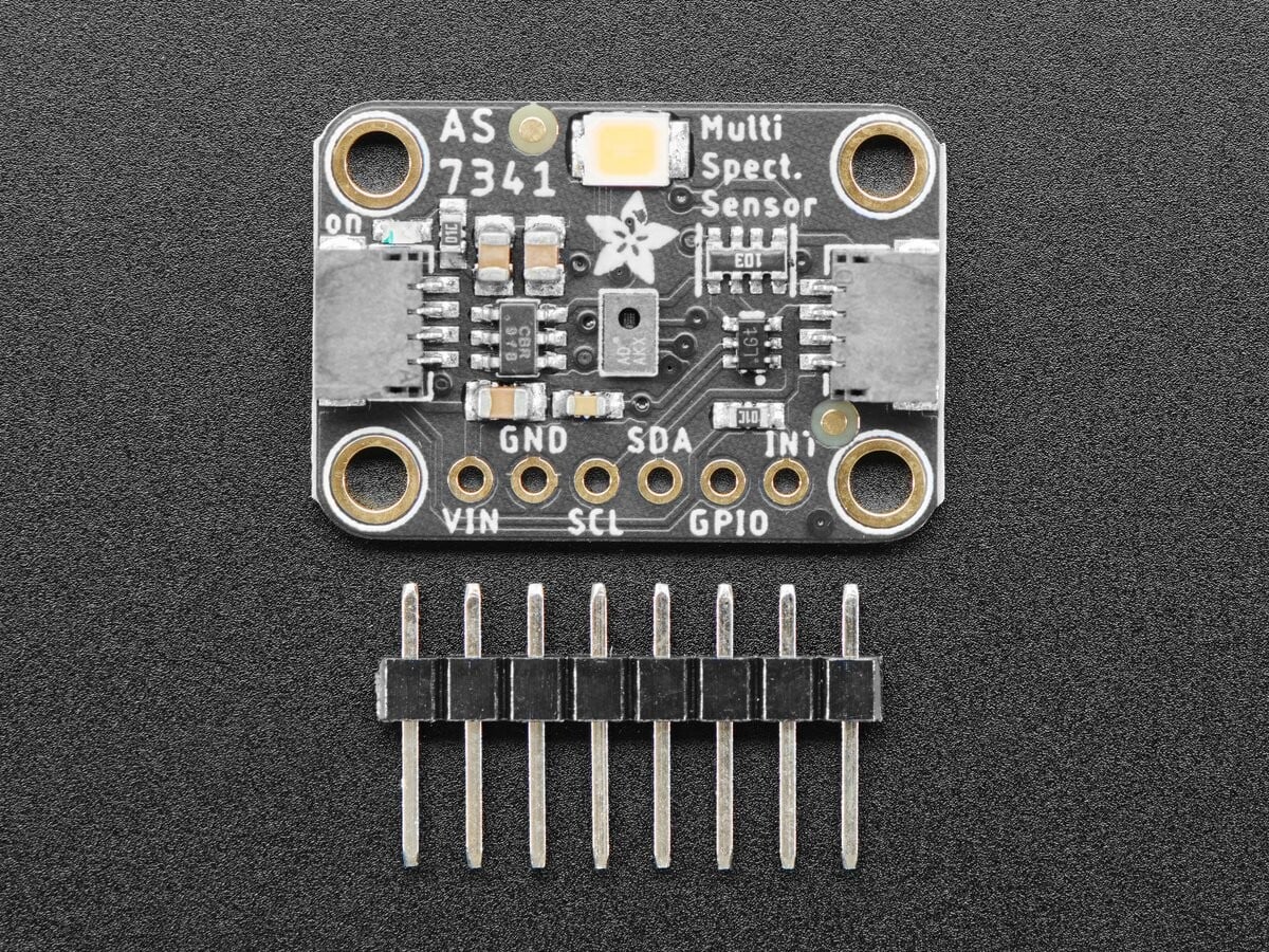 Adafruit AS7341 10-Kanal Lys/Farvesensor Breakout 4698
