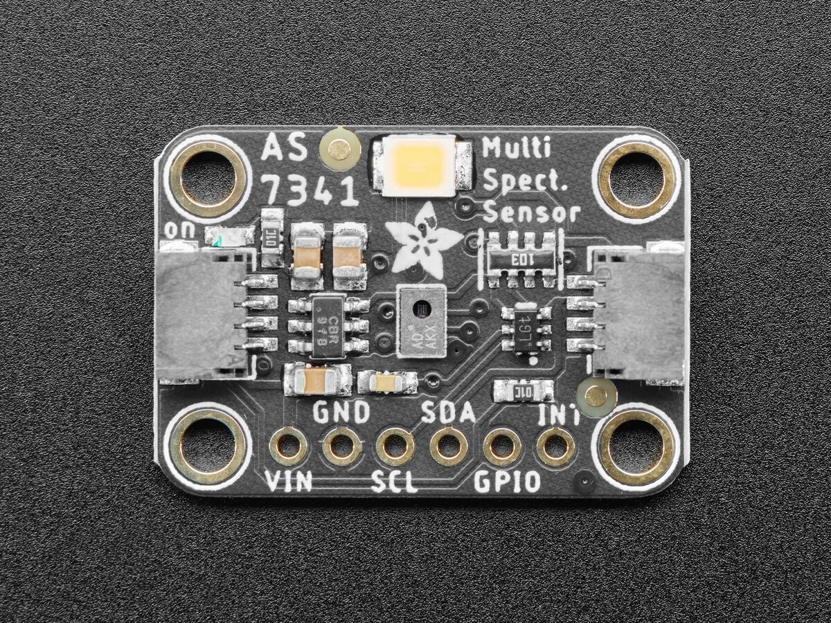Adafruit AS7341 10-Kanal Lys/Farvesensor Breakout 4698