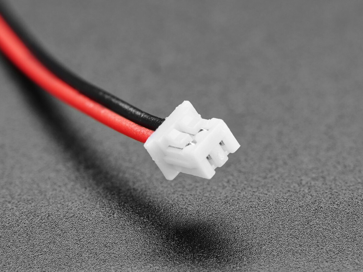 Adafruit Kabel med 1,25 mm pitch, 2 ben, kompatibel med Molex PicoBlade, 40 cm, passende par