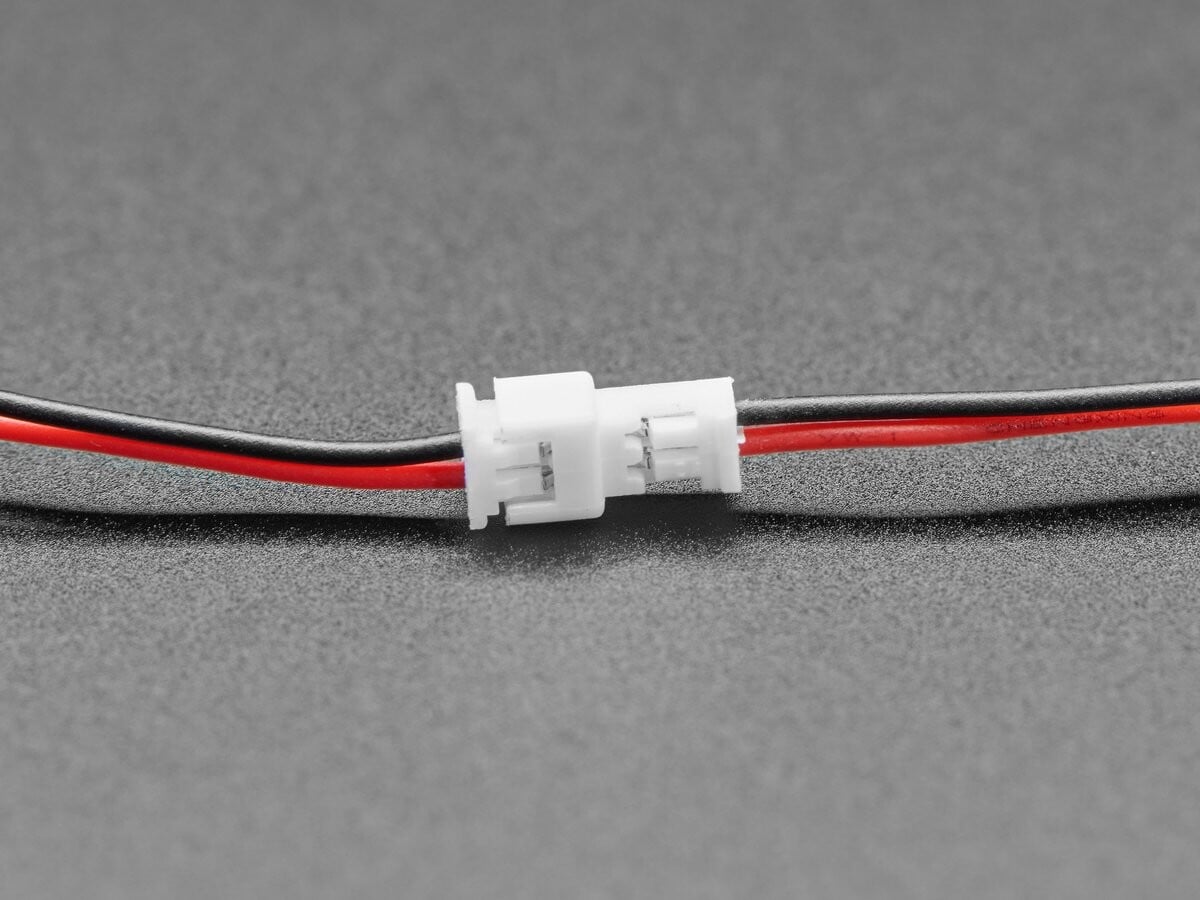 Adafruit Kabel med 1,25 mm pitch, 2 ben, kompatibel med Molex PicoBlade, 40 cm, passende par