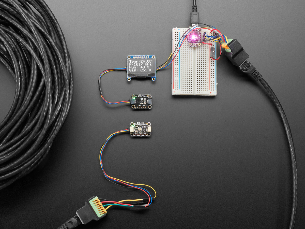 Adafruit LTC4311 I2C-udvidelse / Aktiv terminer – STEMMA QT / Qwiic 4756