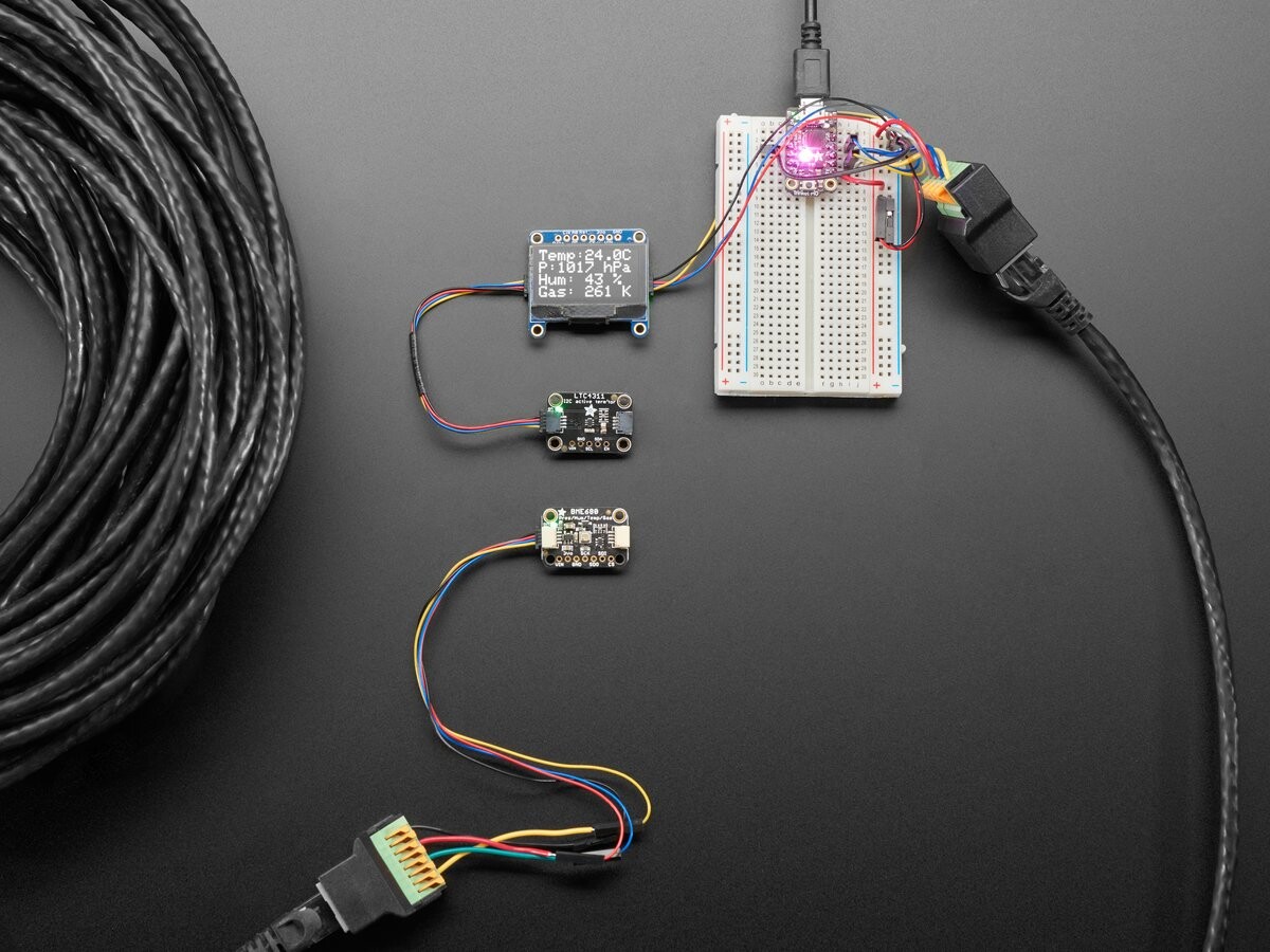 Adafruit LTC4311 I2C-udvidelse / Aktiv terminer – STEMMA QT / Qwiic 4756
