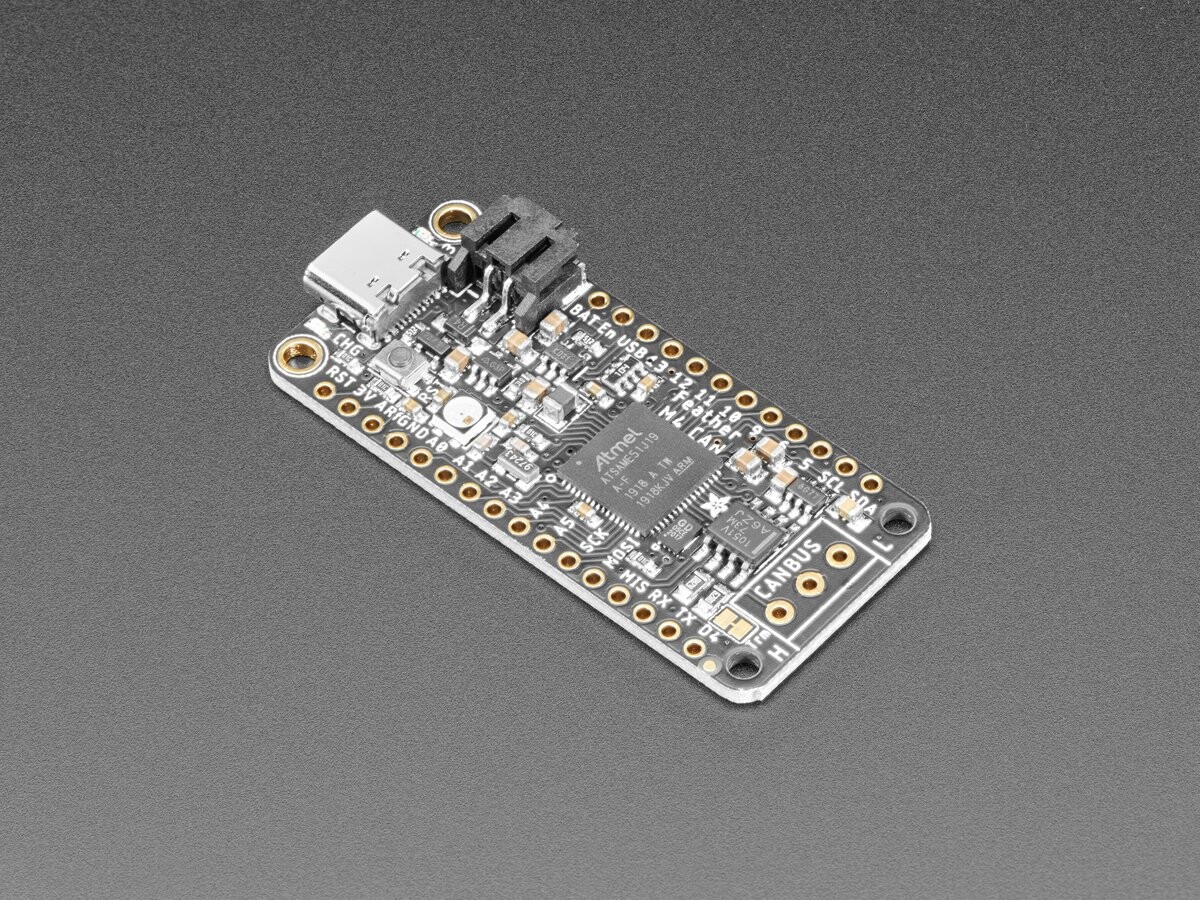 Adafruit Feather M4 CAN Express med ATSAME51, 120 MHz Cortex M4 + 512 KB Flash 4759