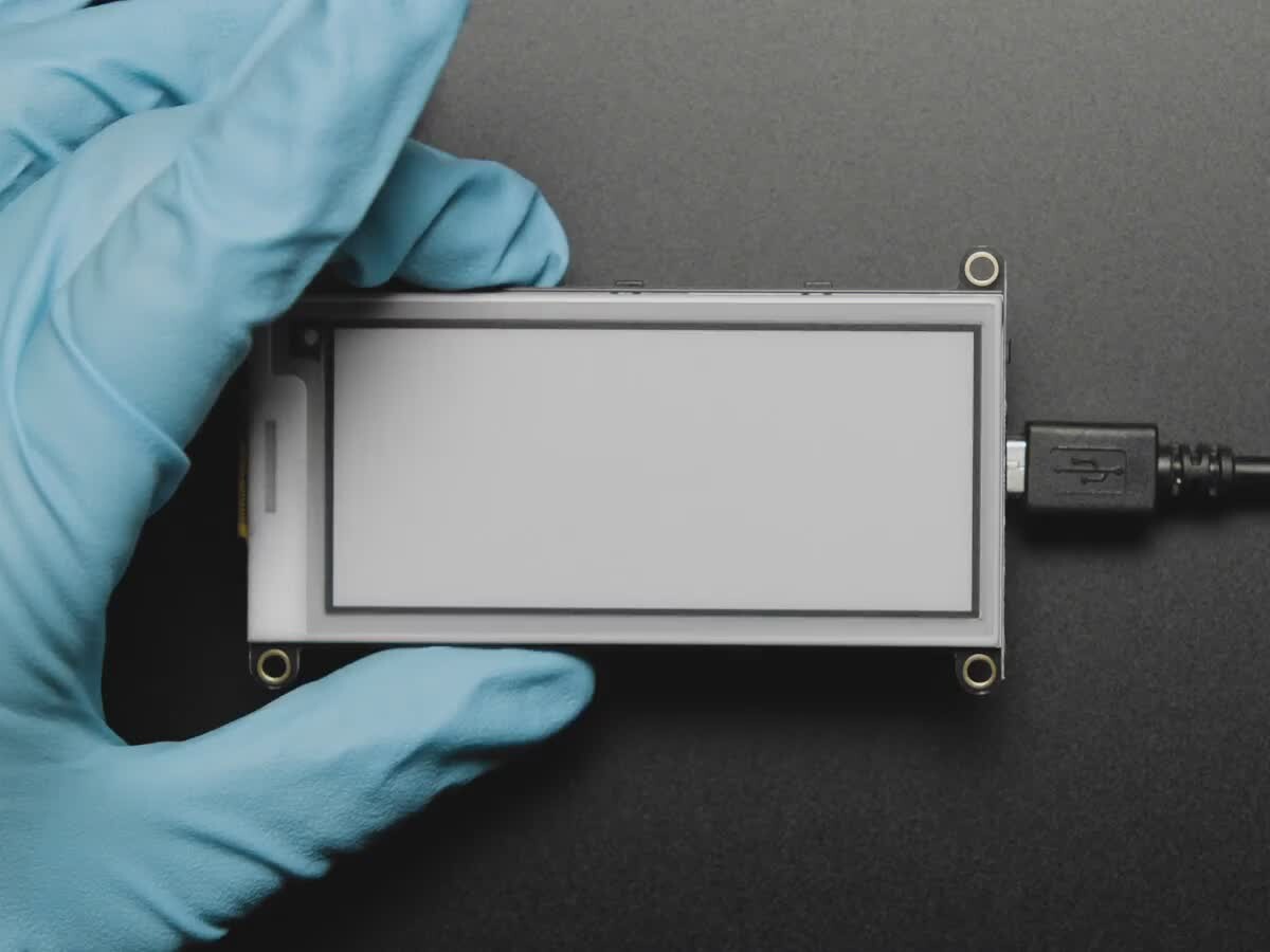 Adafruit 2,9" Graustifts eInk / ePaper Display FeatherWing 4777