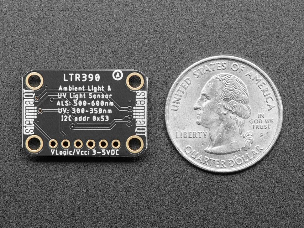 Adafruit LTR390 UV-lys sensor 300 til 350nm STEMMA QT Qwiic 4831