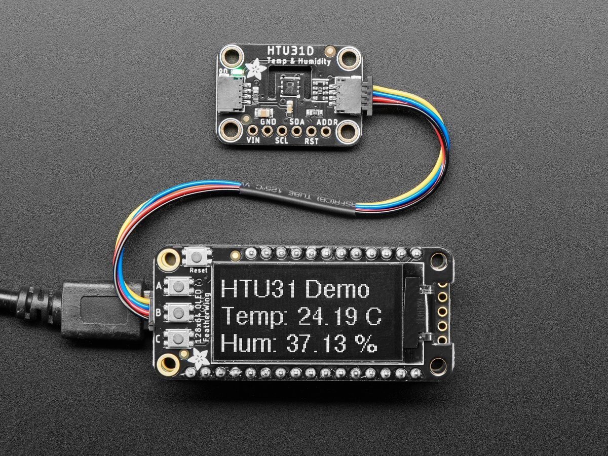 Adafruit HTU31 Temperatur- og Fugtmålesensor Breakout Board 4832