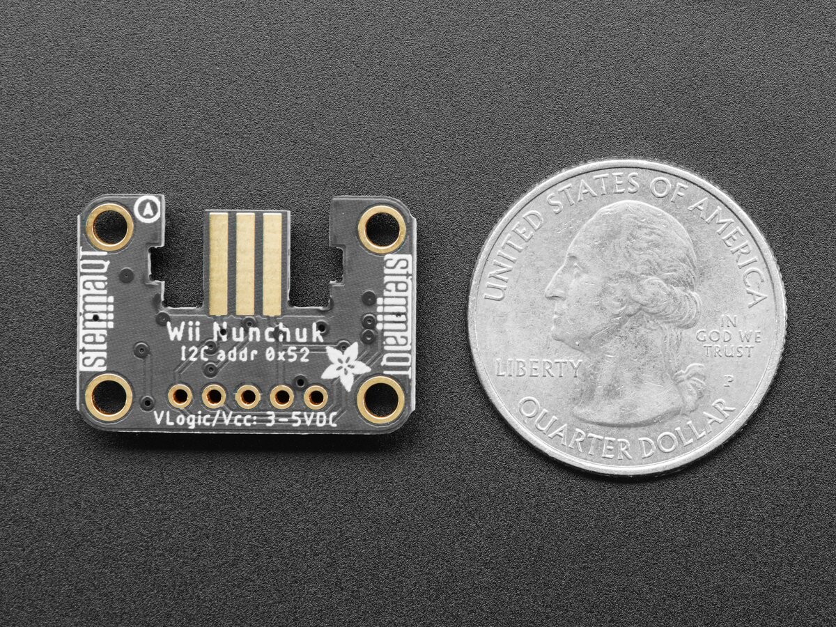 Adafruit Wii Nunchuck Breakout Adapter STEMMA QT Qwiic I2C 4836