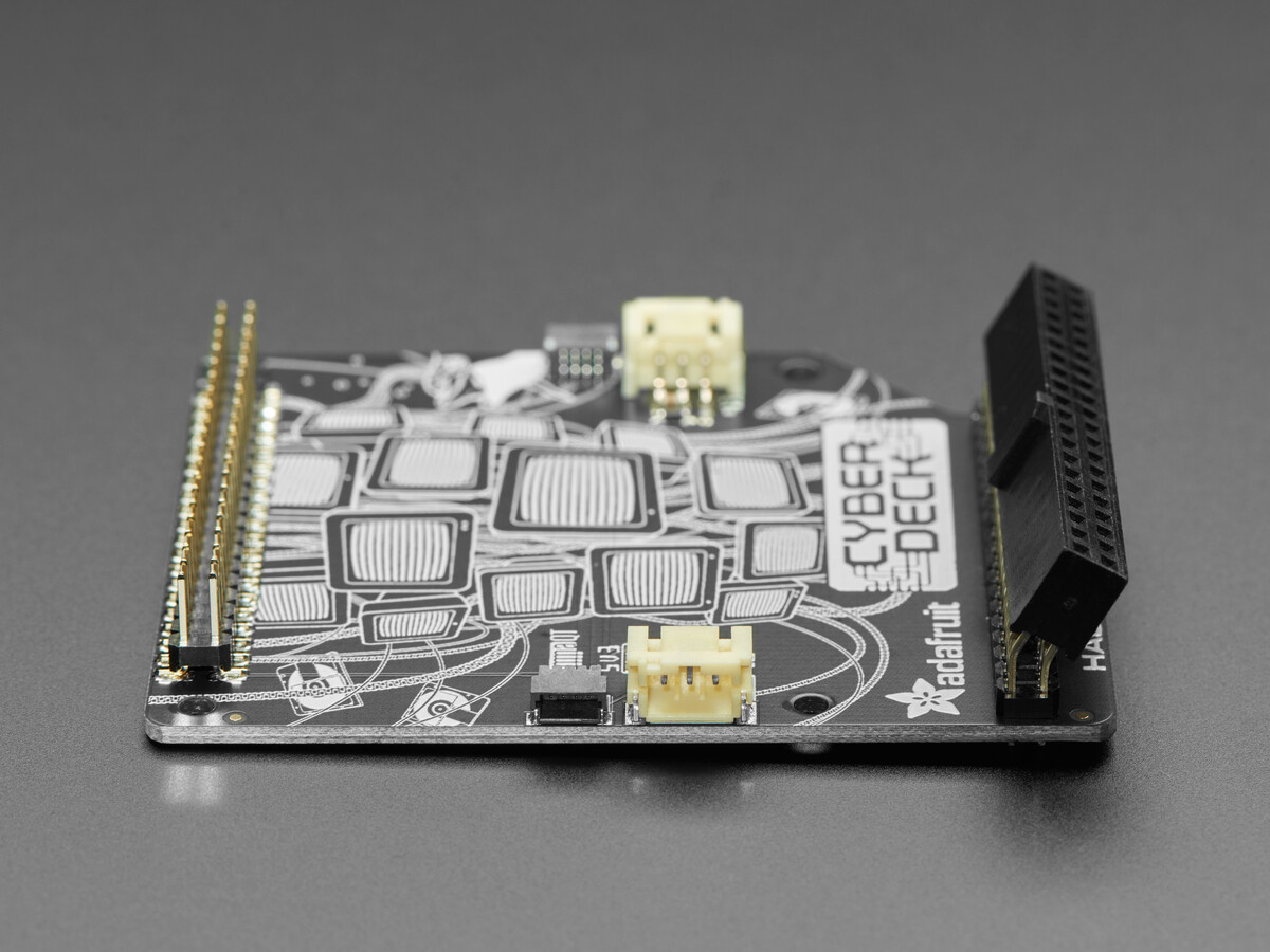 Adafruit CYBERDECK HAT til Raspberry Pi 400 STEMMA QT-stik 4863