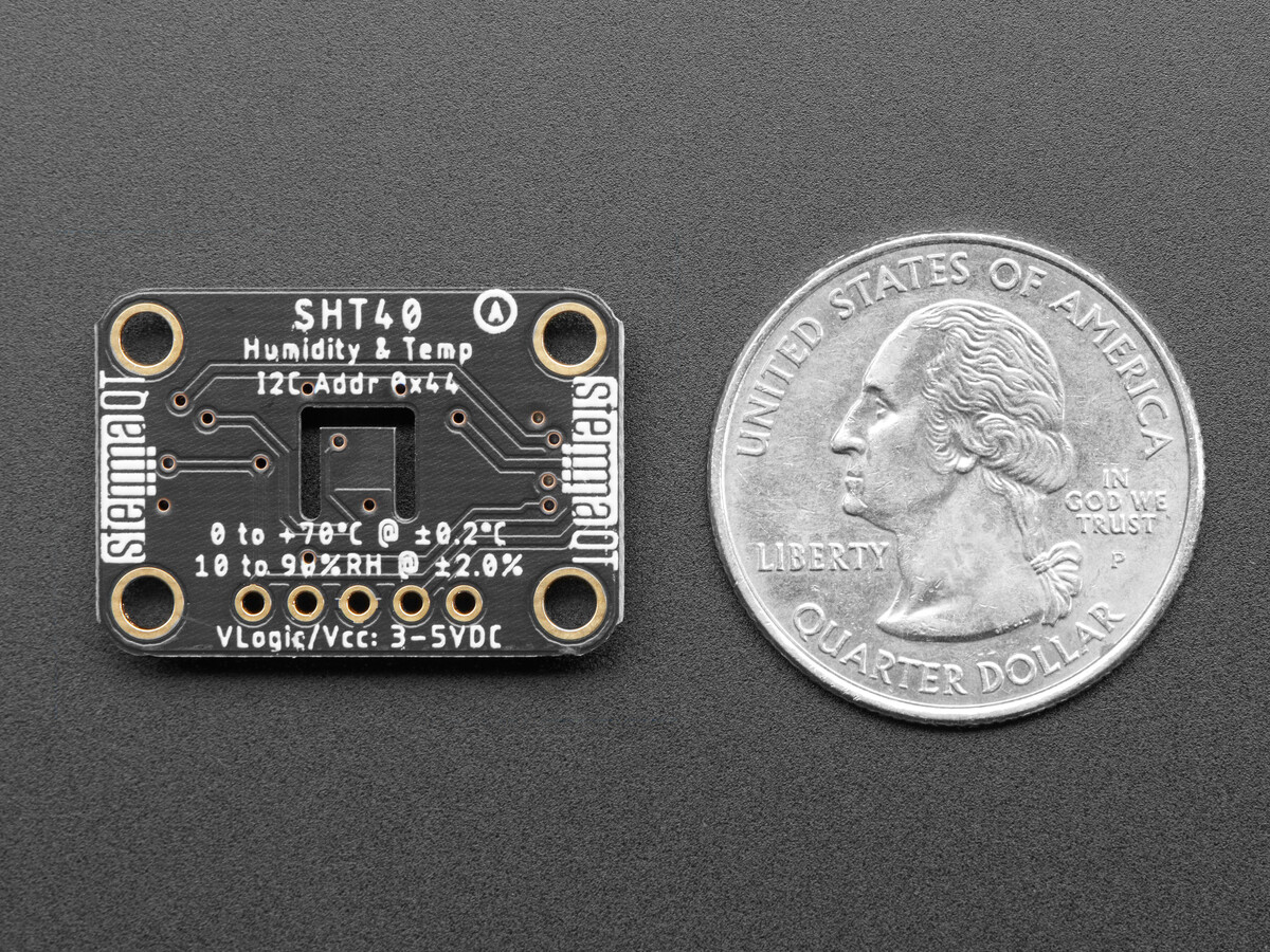 Adafruit Sensirion SHT40 Temperatur- og Fugtighedssensor - STEMMA QT / Qwiic 4885
