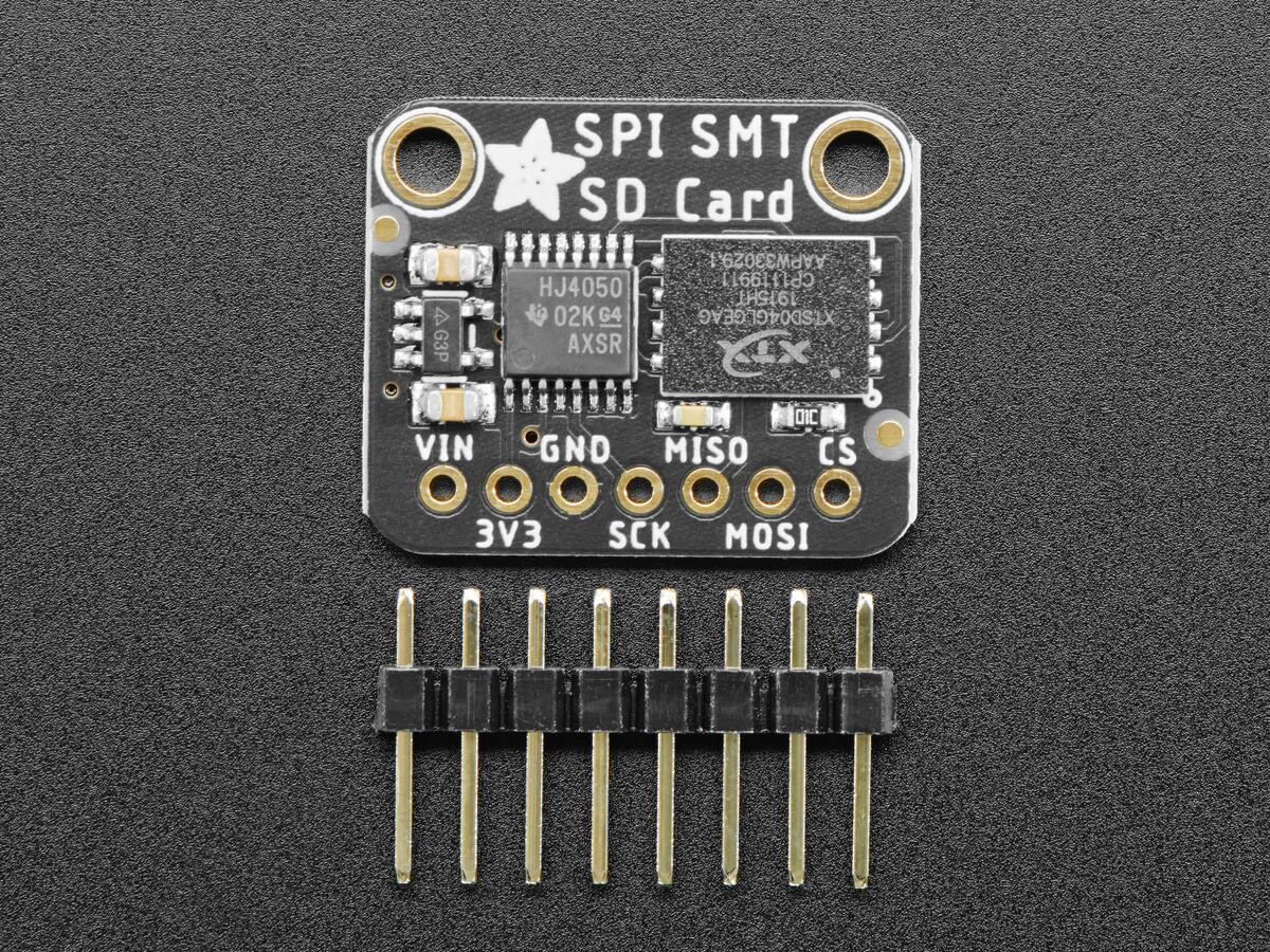 Adafruit SPI Flash SD-kort - XTSD 512 MB Skrivehastighed Klasse 8 FAT Formatering 4899