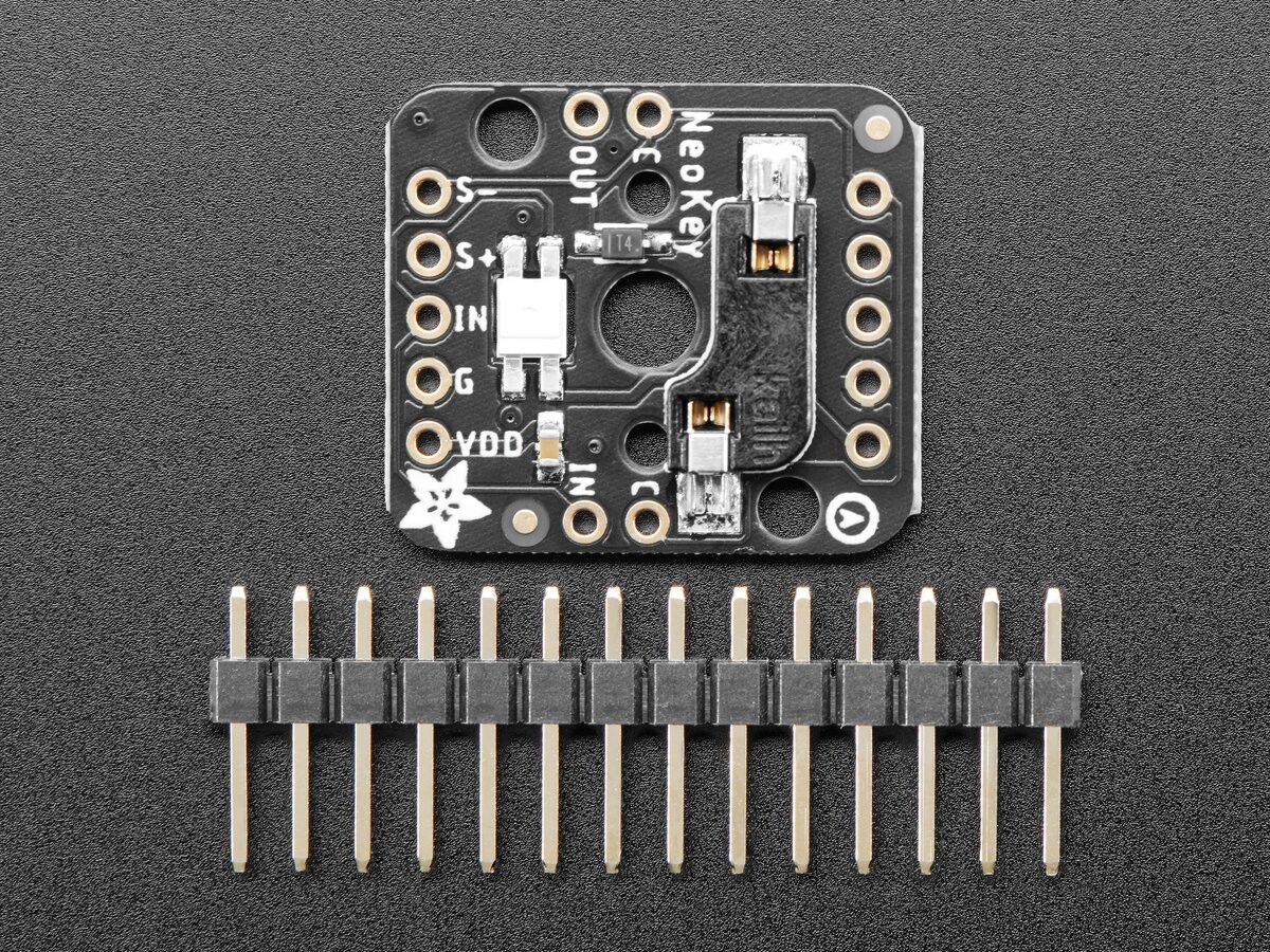Adafruit NeoKey Socket Breakout for Mechanical Key Switches med NeoPixel 4978
