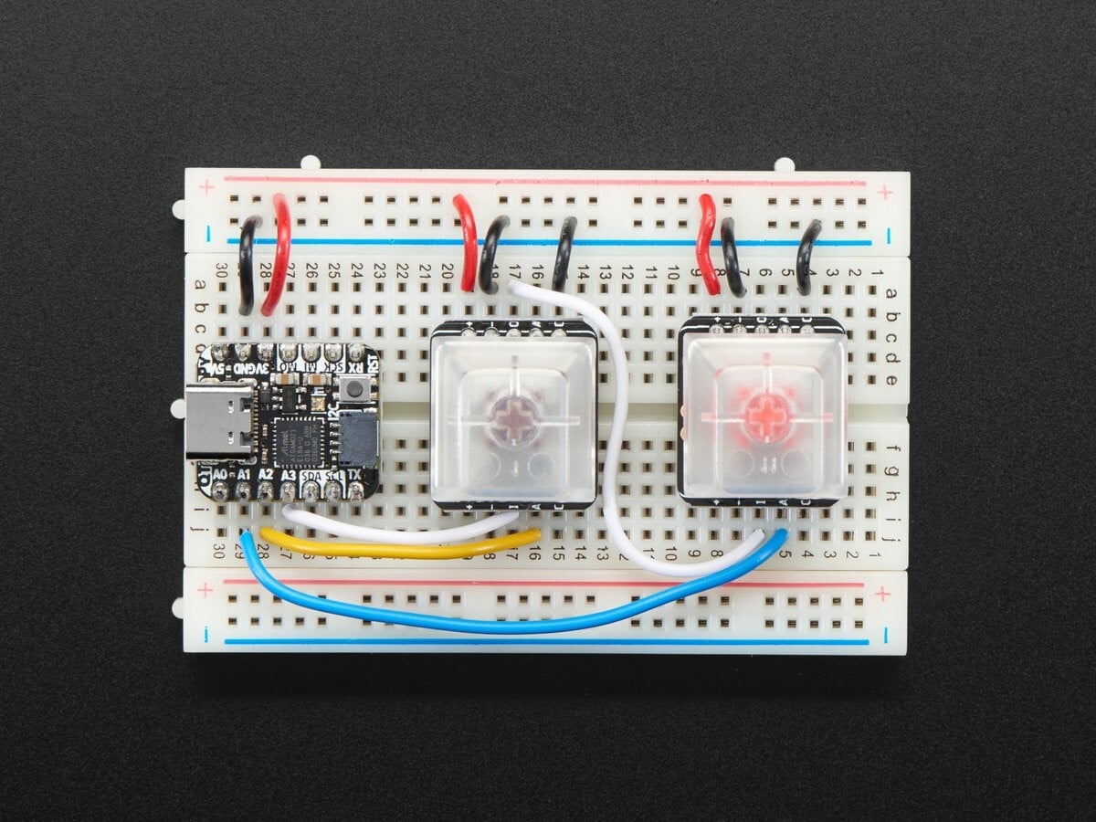Adafruit NeoKey Socket Breakout for Mechanical Key Switches med NeoPixel 4978