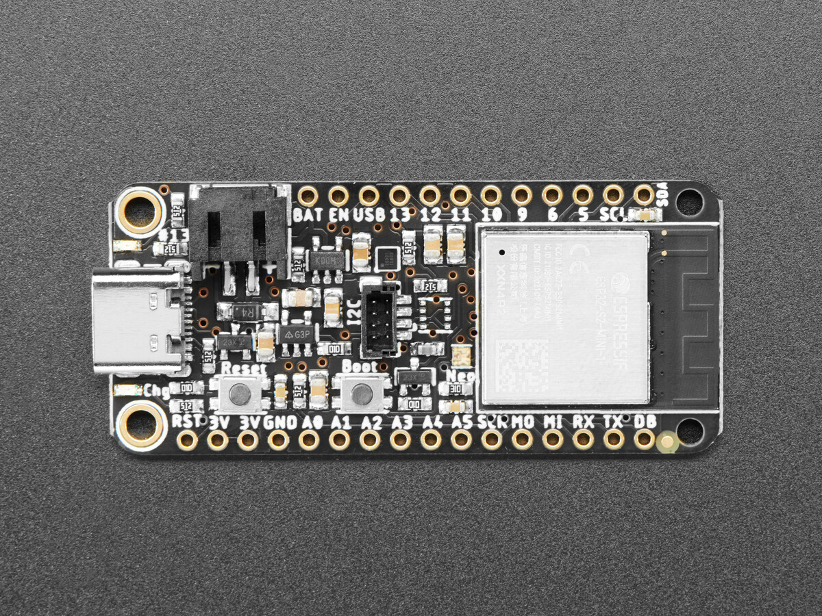 Adafruit ESP32-S2 Feather med 2MB PSRAM STEMMA QT Qwiic 5000