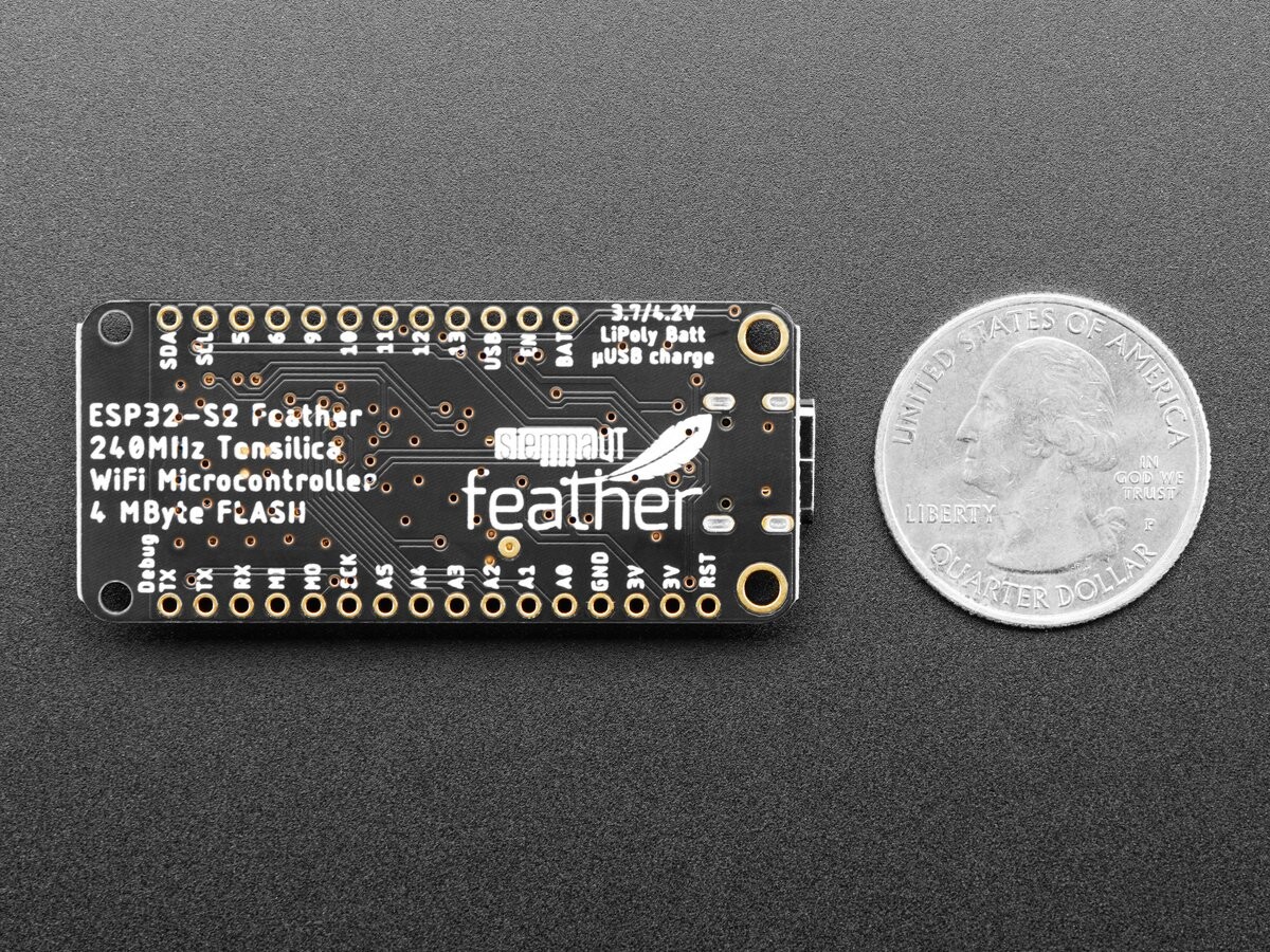 Adafruit ESP32-S2 Feather med 2MB PSRAM STEMMA QT Qwiic 5000