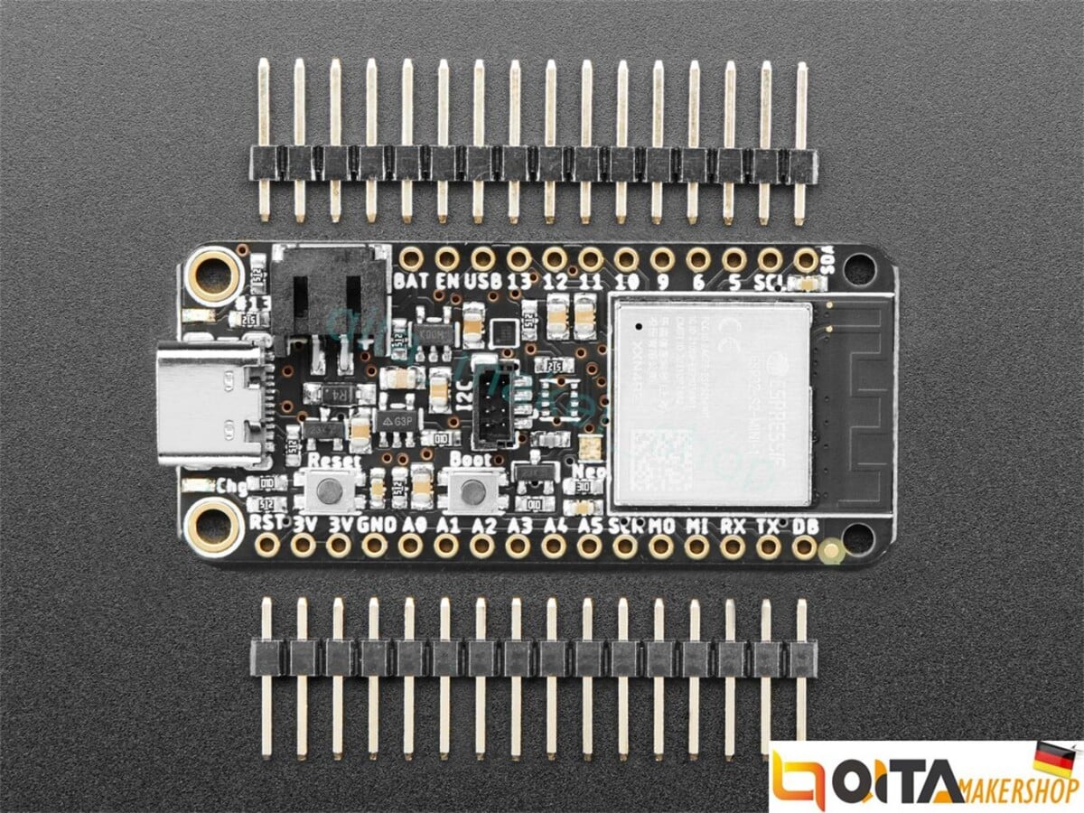 Adafruit ESP32-S2 Feather med 2MB PSRAM STEMMA QT Qwiic 5000