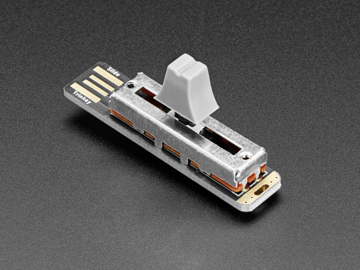 Adafruit Slider Trinkey - USB NeoPixel Slide Potentiometer 5021