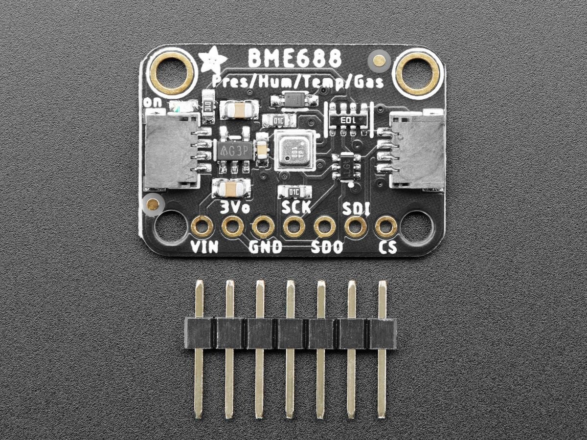 Adafruit BME688 – Temperatur-, Fugtigheds-, Tryk- og Gassensor 5046