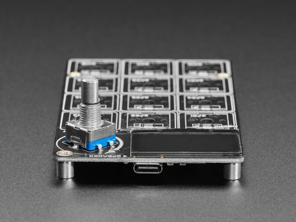 Adafruit MACROPAD RP2040 Bare Bones 3x4-taster Encoder OLED 5100