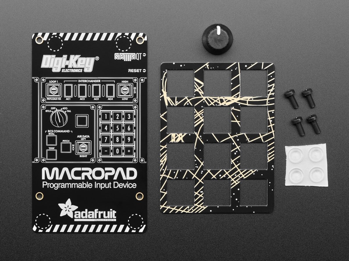 Adafruit MacroPad RP2040 Gehäuse Hardware Add-on Pack 5103