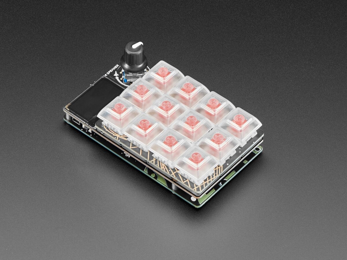 Adafruit MacroPad RP2040 Starter Kit med 3x4-tast encoder OLED ADABOX019 Essentials 5128