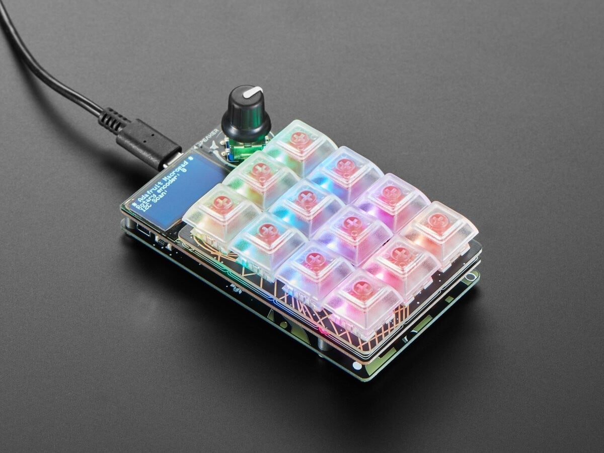Adafruit MacroPad RP2040 Starter Kit med 3x4-tast encoder OLED ADABOX019 Essentials 5128