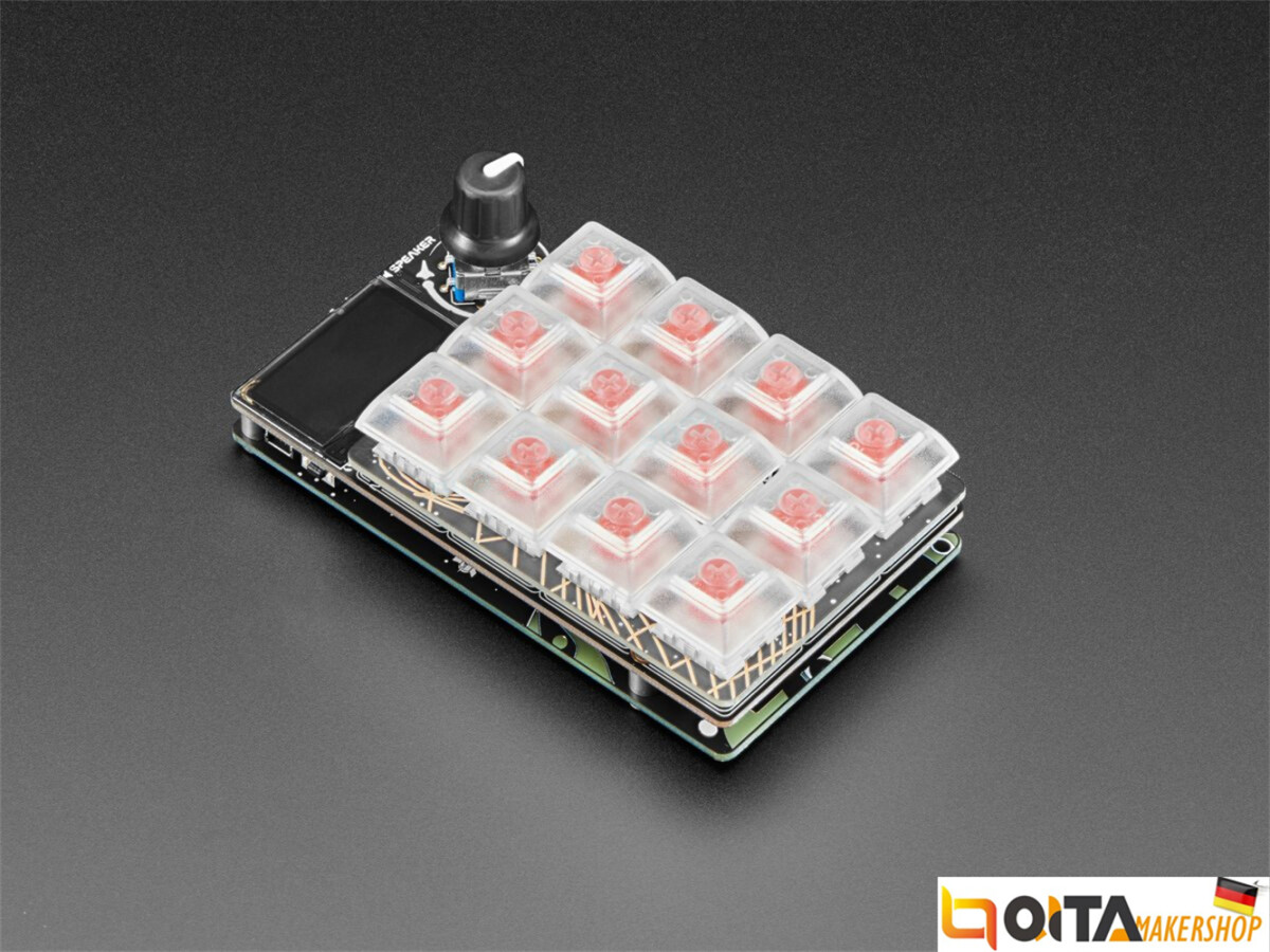 Adafruit MacroPad RP2040 Starter Kit med 3x4-tast encoder OLED ADABOX019 Essentials 5128
