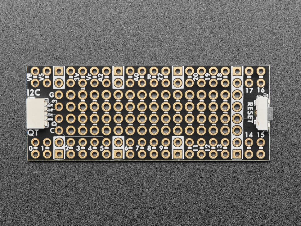 Adafruit PiCowbell Proto for Pico Reset-knap STEMMA QT 5200