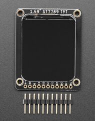 Adafruit 1,69 Zoll 280x240 Rundt rektangulært farvet IPS TFT-display til Arduino 5206