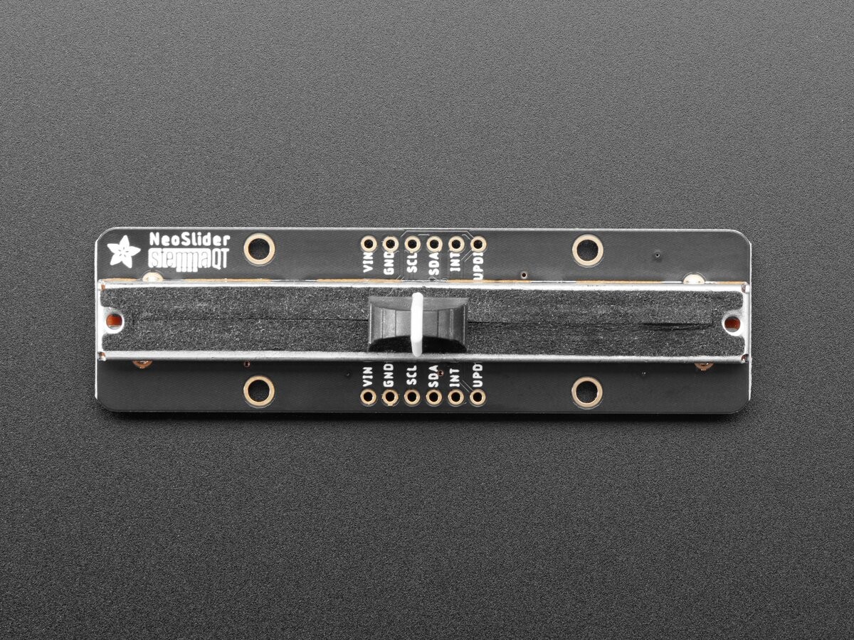 Adafruit NeoSlider I2C QT Slide Potentiometer med 4 NeoPixels STEMMA QT Qwiic 5295