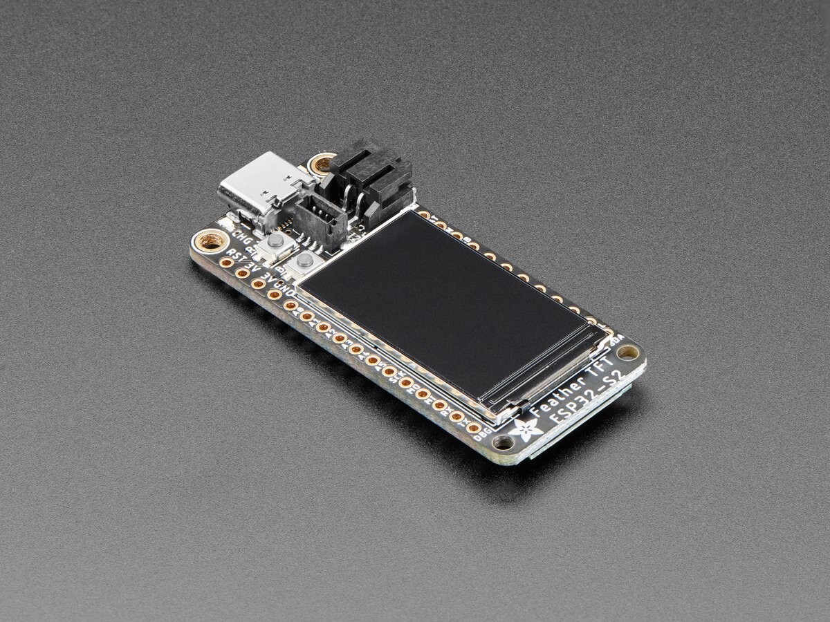 Adafruit ESP32-S2 TFT Feather Board med 4MB Flash 2MB PSRAM STEMMA QT 5300