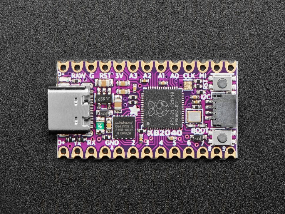 Adafruit KB2040 med RP2040 Arduino Pro Micro-formet bundkort Qwiic / STEMMA QT I2C 5302
