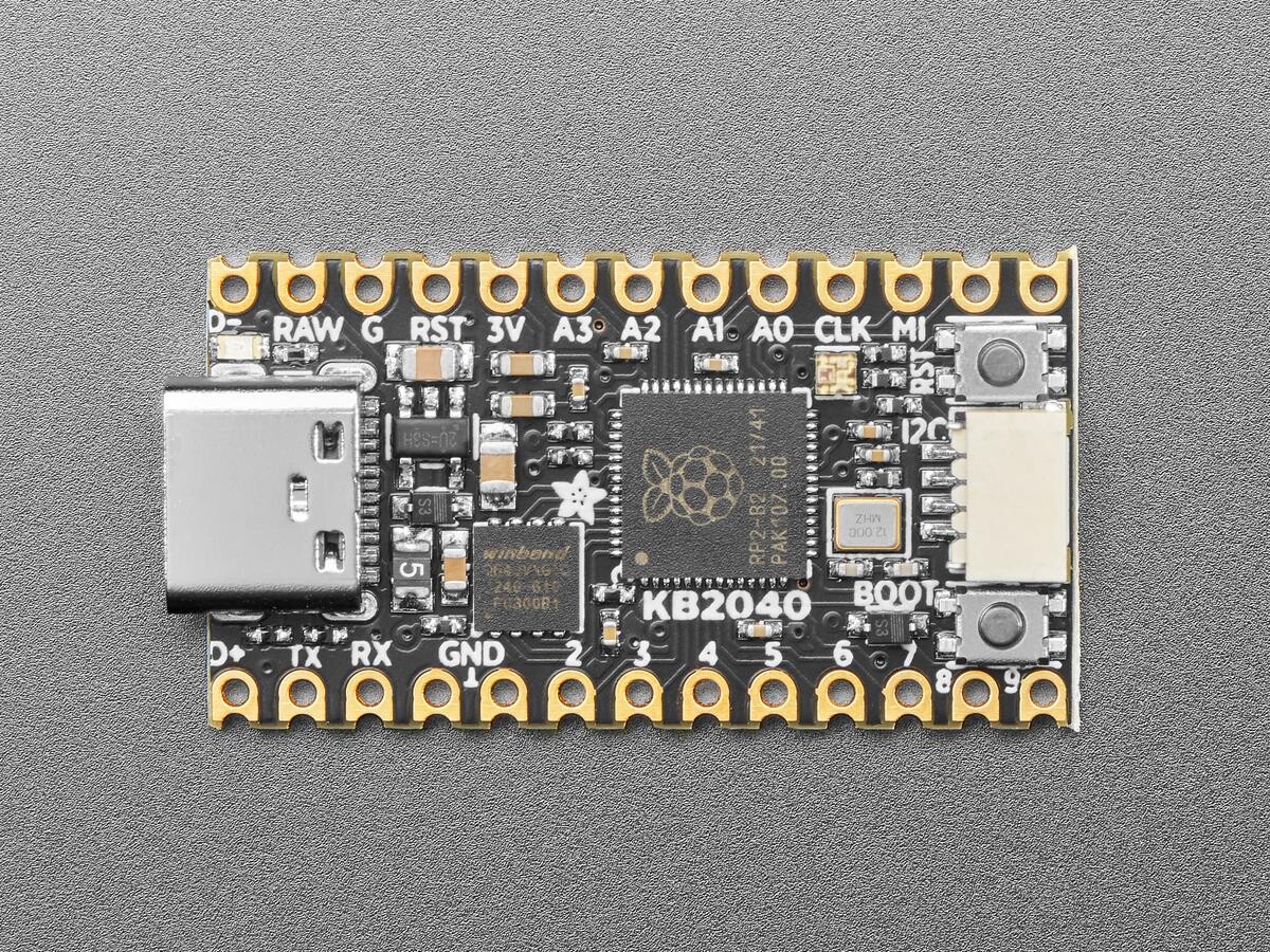 Adafruit KB2040 med RP2040 Arduino Pro Micro-formet bundkort Qwiic / STEMMA QT I2C 5302