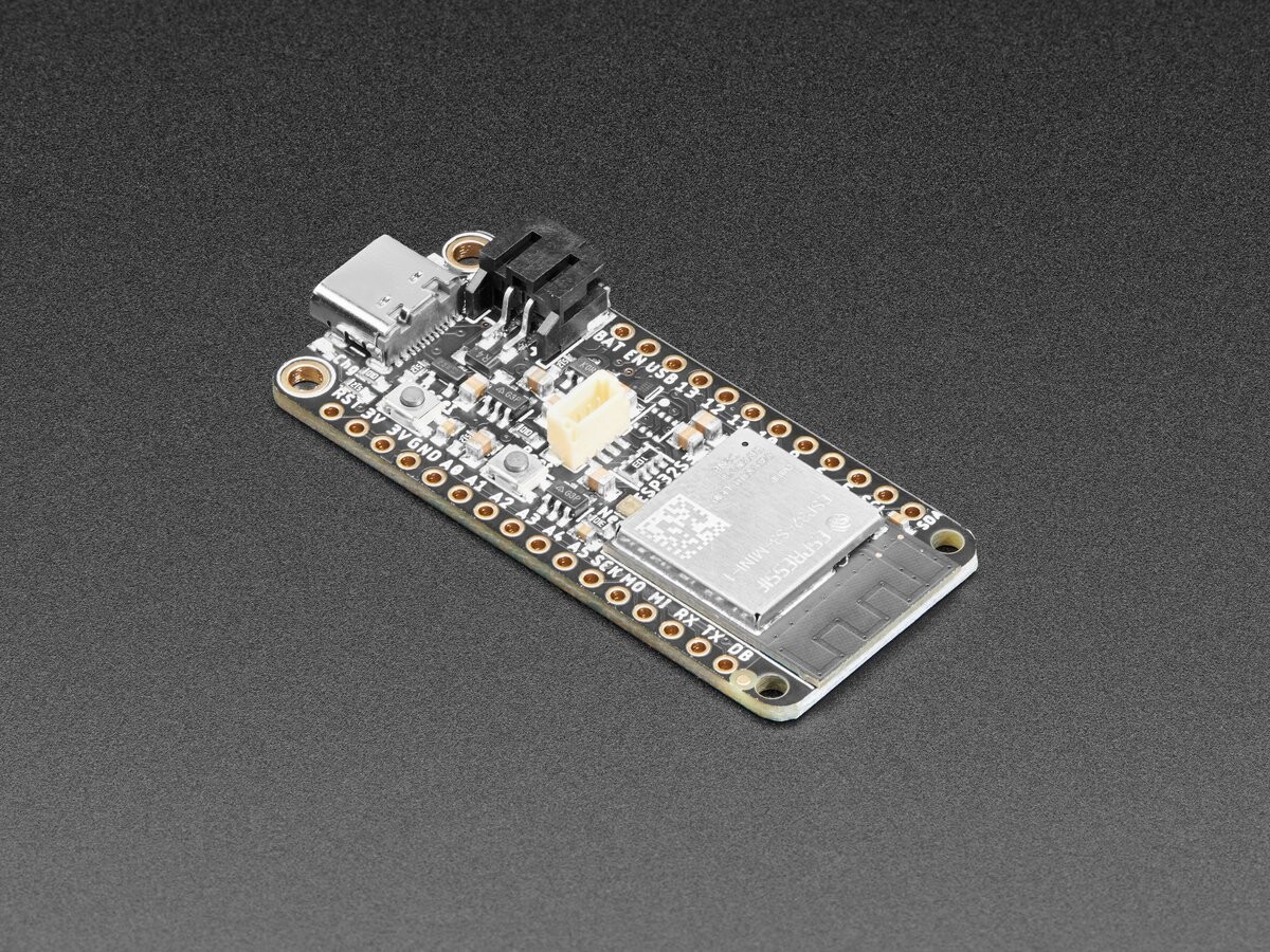 Adafruit ESP32-S3 Feather 8MB Flash ingen PSRAM med STEMMA QT Qwiic 5323